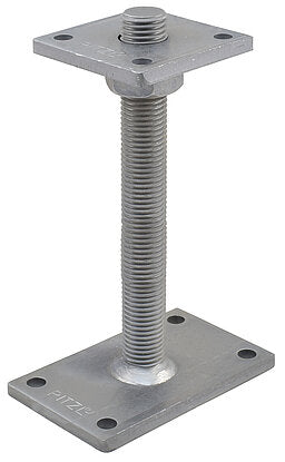 Adjustable Post base with M30 threaded rod 11016.1200